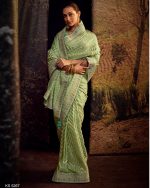 Discover Exquisite Unstitched Wedding Saree With Blouse In Luxurious Fancy Fabric Your Perfect Affair Awaits