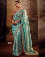 Discover Exquisite Unstitched Wedding Saree With Blouse In Luxurious Fancy Fabric Your Perfect Affair Awaits