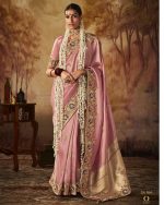 Women's Unstitched Pure Silk Bridal Wedding Saree Collection