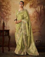 Women's Unstitched Pure Silk Bridal Wedding Saree Collection