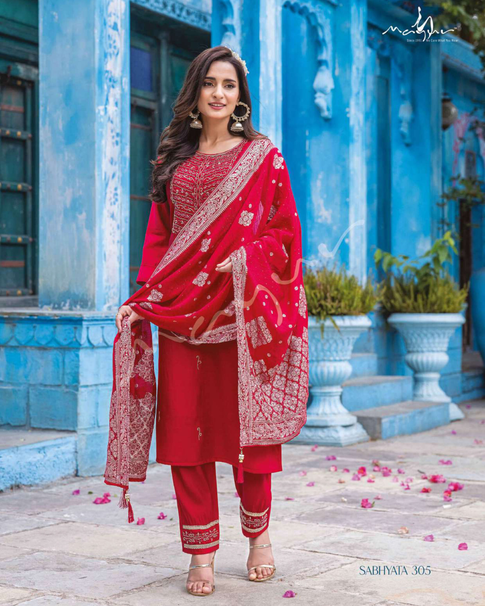 Mayur Fashion Present Sabhyata vol 3 Stitched Premium Viscose Silk Kurti set