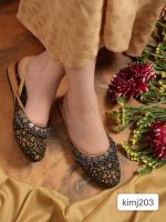 Women's Handcrafted Jutti With PVC Sole For Graceful Strides