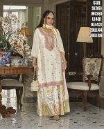 Get Ready to Turn Heads with the Heavy Chinon Embroidery Stitched Partywear Top Skirt with Dupatta