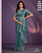 Exotica Catalogue Embroidery Designer Wedding Style Ready To Wear Sarees (1 Minute Sarees)