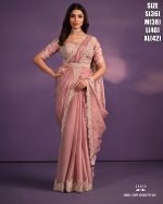 Exotica Catalogue Embroidery Designer Wedding Style Ready To Wear Sarees (1 Minute Sarees)