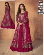 Luxurious Real Georgette Ensemble With Exquisite Embroidery Elevate Your Wardrobe With Effortless Style In This Ready Made Masterpiece