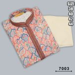 Men's Silk Embroidered Kurta With Payjama