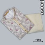 Men's Silk Embroidered Kurta With Payjama