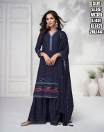 Eid Elegance Premium Chinnon Silk Ensemble Ready to wear Perfection
