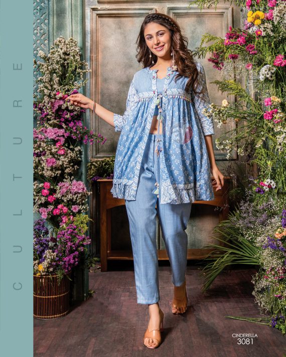 Perfect For Party And Wedding Glam Elegance Redefined Indo Western Dresses In Mal Cotton Fabric With Exquisite Embroidery