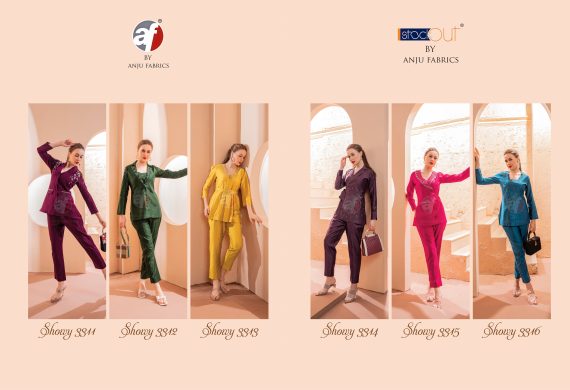 Ethnicrang Women's Viscose Stitched Pure Handwork Partywear Cord Set Indo Western Dress