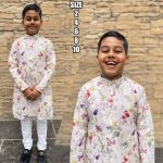 Ethnicrang Kids Wear Ethnic Traditional Stitched Printed Kurta With Pajama