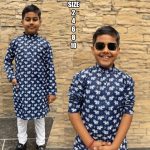 Ethnicrang Kids Wear Ethnic Traditional Stitched Printed Kurta With Pajama