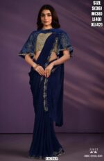 Exotica Catalogue Embroidery Designer Wedding Style Ready To Wear Sarees (1 Minute Sarees)