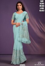 Exotica Catalogue Embroidery Designer Wedding Style Ready To Wear Sarees (1 Minute Sarees)