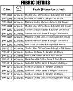 Ethnicrang Women's Un Stitched Embrodiery Partywear Designer Saree With Blouse