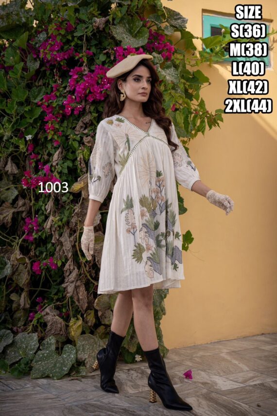 Latest Summer Collection Women's Wear Stitched Pure Cotton Tunic Tops| Western Wear For Women|