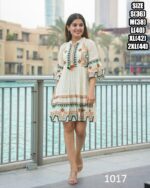 Summer Collections Women's Wear White Colour Cotton Tunic Top| Stylish Clothes For Women|