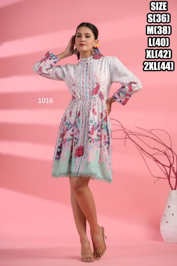 Latest Designs Summer Style Western Wear Cotton Tunic- Top| Stitched Cotton Tunic Wear For Party|