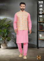 Ethnicrang Men's Heavy Cotton Stitched Kurta Pajama With Jacket