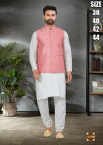 Ethnicrang Men's Heavy Cotton Stitched Kurta Pajama With Jacket