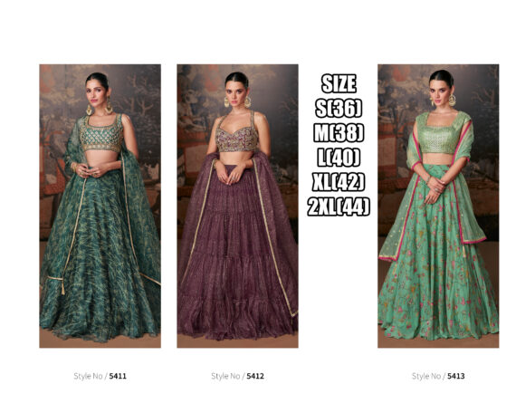 Elevate Your Style For Parties And Weddings With Our Stitched Ensembles Lehenga Choli Collecction