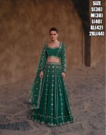 Latest Collection Women's Wedding Wear Stitched Chinon Silk Lehenga Choli| Traditional Lehenga Choli For Women|