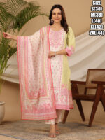 Summer Collection Party Wear Designer Stitched Kurti Pant and Dupatta