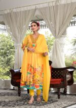 Summer Collection Party Wear Designer Stitched Kurti Pant and Dupatta