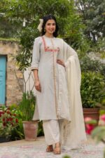 Summer Collection Party Wear Designer Stitched Kurti Pant and Dupatta