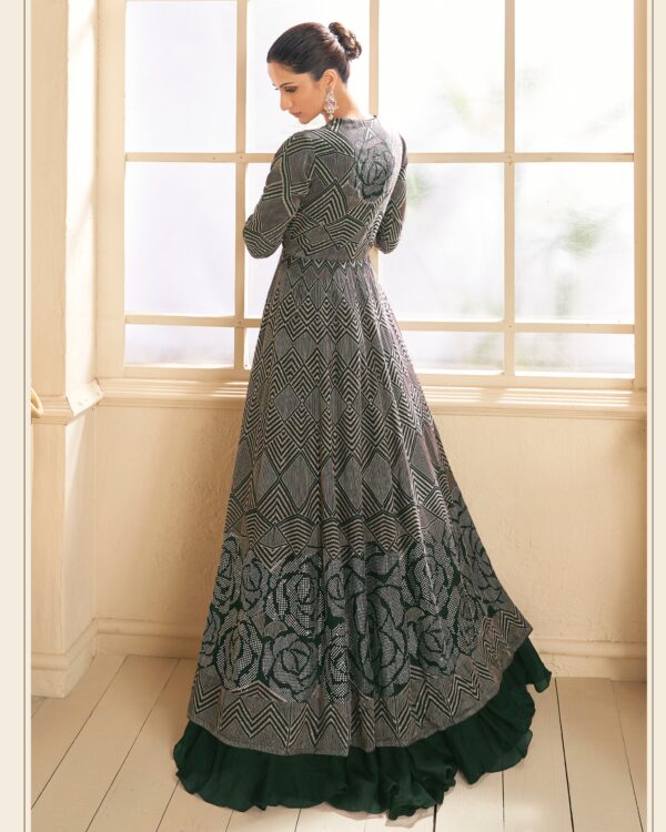 Exclusive Trendiest Collections Women's Party Wear Western Dress| Lehenga- Choli With Jacket For Wedding|