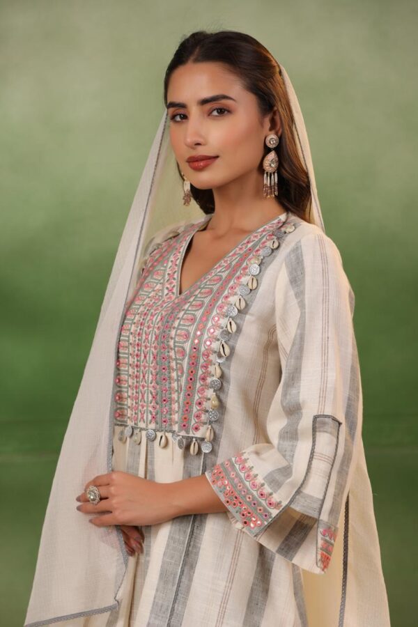 Summer Style Party Wear Women's Stitched Cotton Kurti-Pent Set| New Summer Collections For Festival