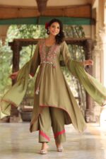 Summer Vibes Women's Collection Stitched Cotton Kurti-Pent With Dupatta| Cotton Clothes For Summer Season