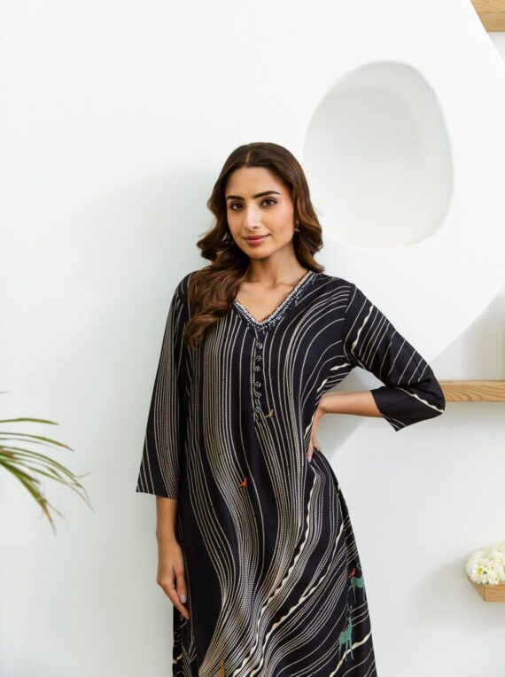 Women's Collections Festive Wear White Stitched Cotton Kurti-Plazzo Set| Latest Kurti Sets For Summer