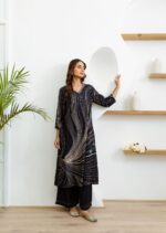 Women's Collections Festive Wear White Stitched Cotton Kurti-Plazzo Set| Latest Kurti Sets For Summer