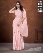 Party Wear Designer Ready To Wear Satin Silk Saree With Blouse| Exclusive Sarees Collection For Women