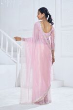 Party Wear Designer Un-Stitched Swroski Saree With Blouse| New Ethnic Sarees Collection For Women