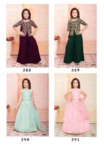 Designer Kid's Wear Georgette And Soft Net With Embroidered Work Functional Outfits.