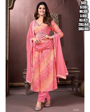 Alia Cut Stitched Premium Rayon Export Quality Kurti-Pent With Dupatta Collection For Women