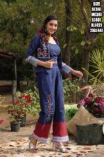 Summer Vibes Women's Wear Stitched Pure Cotton Stylish Cool Top-Bottom With Jacket