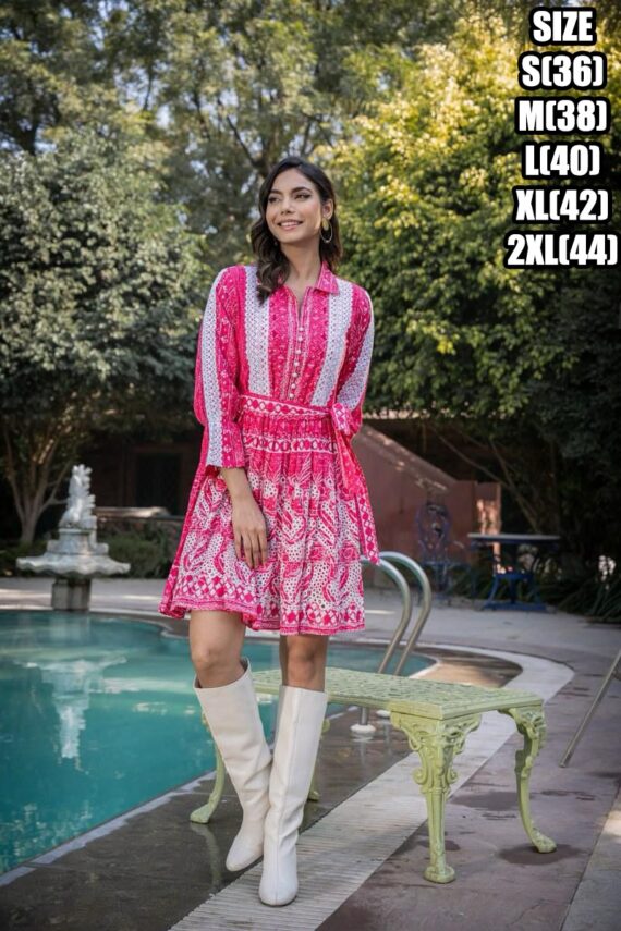 Summer Vibes Women's Collection New Summer Style Cotton Western Tunic Top For Parties