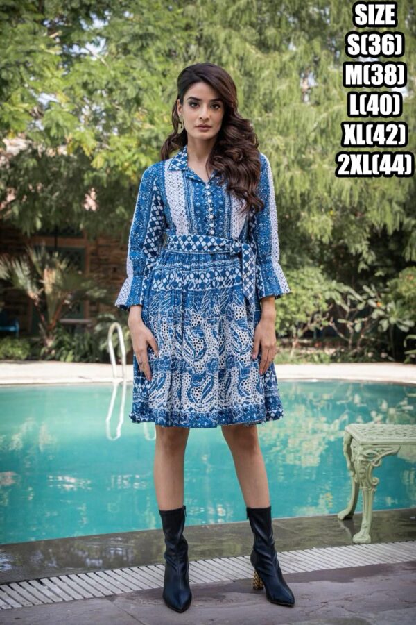 Summer Vibes Women's Collection New Summer Style Cotton Western Tunic Top For Parties