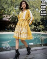 Summer Vibes Women's Collection New Summer Style Cotton Western Tunic Top For Parties