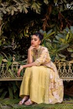 Summer Collections For Women's Wear Stitched Pure Cotton Designer Shrug Set With Belt