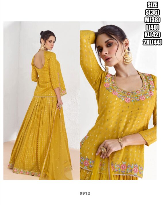 Trendiest Collection For Women's Real Georgette With Embroidered Designer Crop Tops