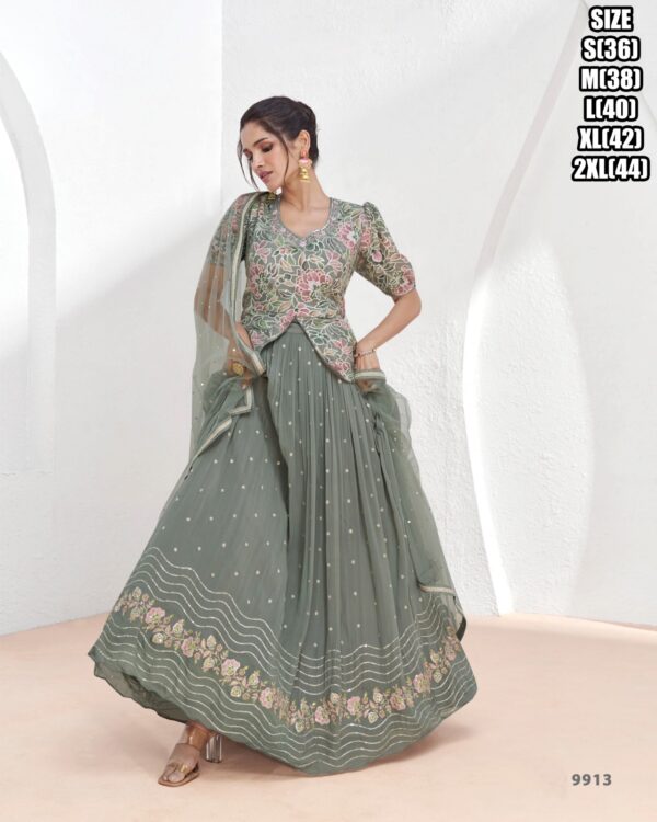 Trendiest Collection For Women's Real Georgette With Embroidered Designer Crop Tops