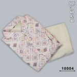 Men's Festive Wear Silk Mastani Kurta-Pajama With Lakhnowi And Sequence Work Koti