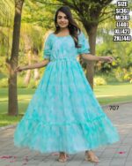 Exclusive Summer Style Women's Georgette Maxi Dress For Party| Stitched Girl's Dresses For Casual Occasions