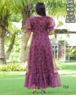 Exclusive Summer Style Women's Georgette Maxi Dress For Party| Stitched Girl's Dresses For Casual Occasions