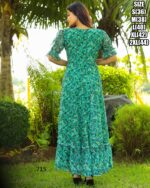 Exclusive Summer Style Women's Georgette Maxi Dress For Party| Stitched Girl's Dresses For Casual Occasions